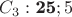 $C_3:\textbf{25};5$