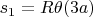 $s_1=R\theta\eqno(3a) $