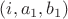 $(i,a_1,b_1)$