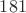 $181$