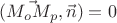 $(\vec{M_oM_p},\vec{n})=0$ $(\vec{M_oM_p},\vec{n})=0$