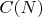 $C(N)$