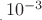 ${}_{{}_.}10^{-3}$