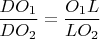 $\dfrac{DO_1}{DO_2}=\dfrac{O_1L}{LO_2}$