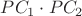 $PC_1\cdot PC_2$