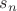 ${s_n}$