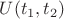 $U(t_1,t_2)$