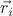 $\vec{r}_{i}$