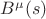 $B^{\mu}(s)$