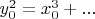 $y_0^2=x_0^3+...$