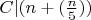 $C|(n+(\frac{n}{5}))$