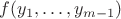 $f(y_1, \ldots, y_{m-1}) $