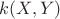 $k(X,Y)$