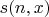 $s(n,x)$