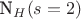 N_H(s=2)