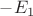 $-E_1$