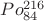 $Po_{84}^{216}$