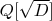 $Q[\sqrt D]$