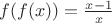 $f(f(x))=\frac{x-1}x$
