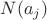 $N(a_j)$