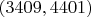 $(3409,4401)$