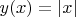 $y(x)=|x|$
