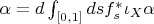 $\alpha=d\int_{[0,1]}dsf^*_s\iota_X\alpha$