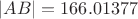 $$|AB|=166.01377$$