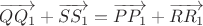 $\overrightarrow {QQ_1}+\overrightarrow {SS_1}=\overrightarrow {PP_1}+\overrightarrow {RR_1}$