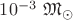 $10^{-3}~\mathfrak{M}_\odot$