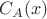 $C_A(x)$