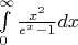 $\[\int\limits_0^\infty  {\frac{{{x^2}}}{{{e^x} - 1}}dx} \]$