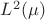 $L^2(\mu)$