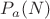 $P_{a}(N)$