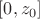 $[0,z_0]$