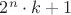 $2^n\cdot k+1$