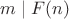 $m\mid F(n)$