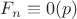 $F_n \equiv 0(p)$