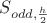 $S_{odd,\frac{h}{2}}$