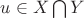 $u \in X \bigcap Y$