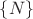 $\{N\}$ $\{N\}$