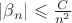 $\left\lvert \beta_n\right\rvert \leqslant \frac{C}{n^2}$