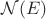 $\mathcal{N}(E)$