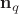 $\mathbf n_q$