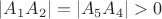 $|A_1A_2| = |A_5A_4| > 0$