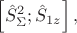 $\left[ \hat{S}_{\Sigma}^2; \hat{S}_{1z}\right] ,$