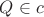 $Q\in c$