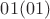 $01(01)$
