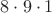 $8 \cdot 9 \cdot 1$ $8 \cdot 9 \cdot 1$