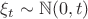 $\xi_{t} \sim \mathbb{N}(0,t)$
